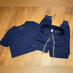 FIGS - NAVY BLUE SCRUB SET!